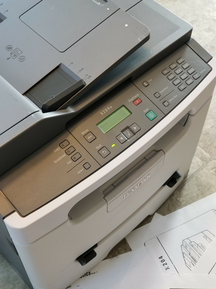 Lexmark X204N All-In-One Laser Printer