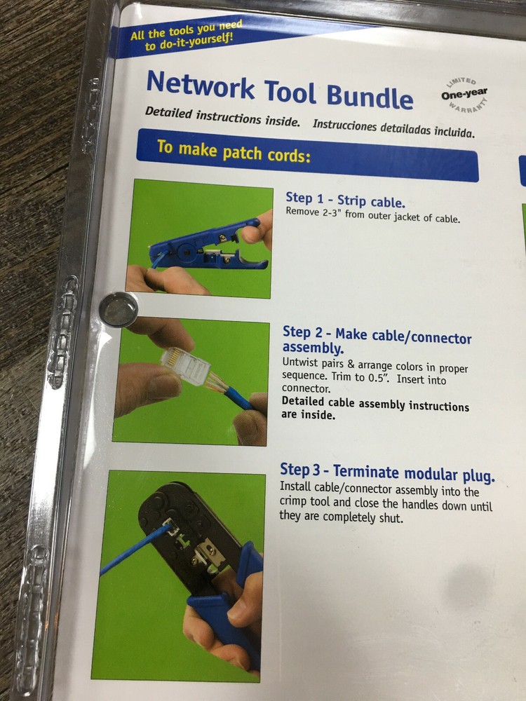 NEW DataShark Network Tool Bundle #70016 Cable Repair Kit SEALED Quick Shipping