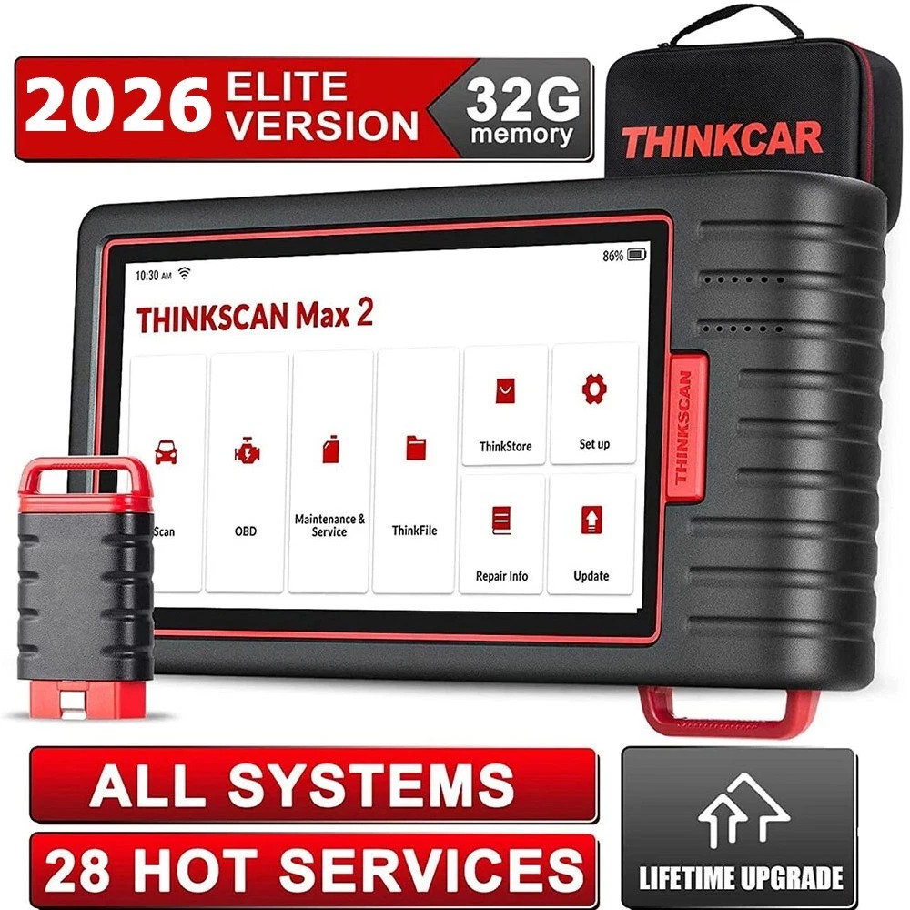 2026 Thinkcar OBD2 Scanner Wireless Thinkscan Max 2 Car Diagnostic Tool CANFD