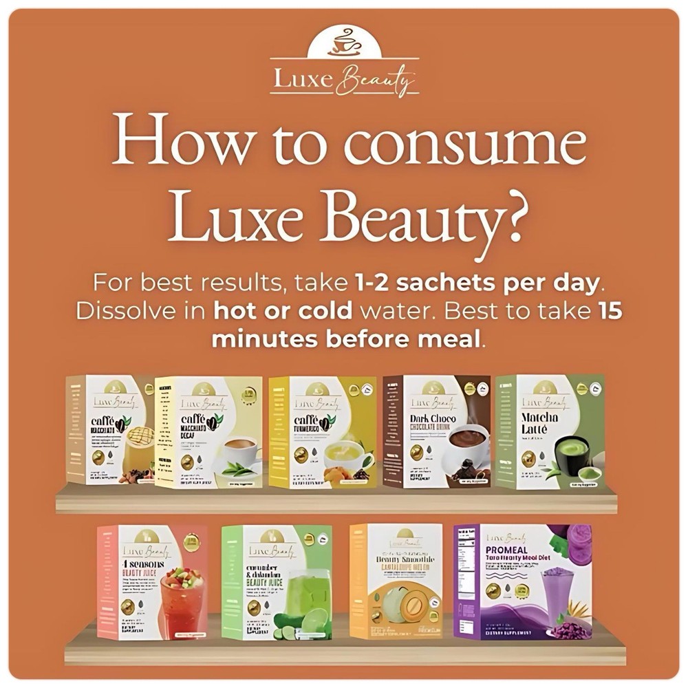 Luxe Slim Dark Choco, Chocolate Drink