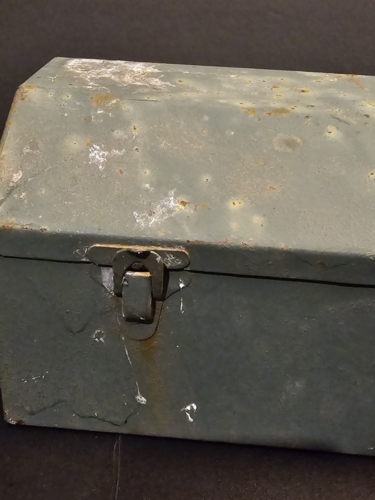 Vintage Craftsman Tool Box Stressed Old Americana,