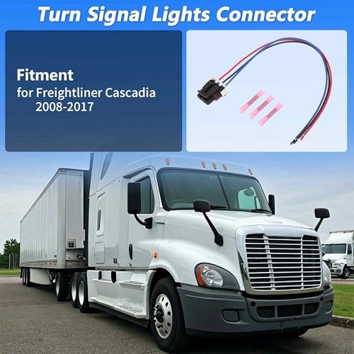 Turn Signal Socket Pigtail Connector Wire Harness for Freightliner Cascadia