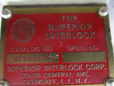 Superior Interlock S105813Y Used