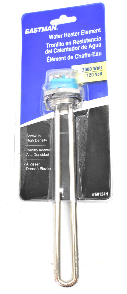 Eastman 60124N Straight Electric Water Heater Element high Density 120V 2000W
