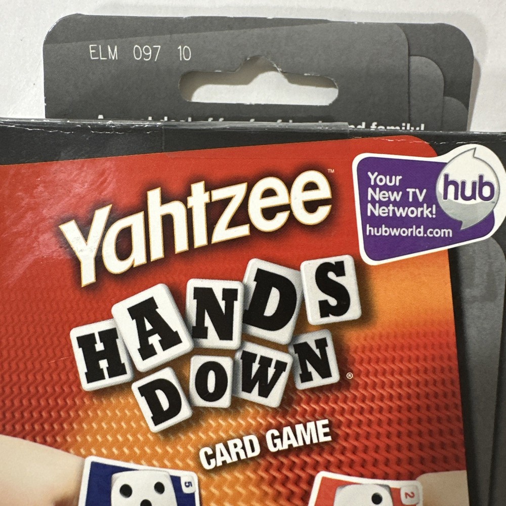 New Yahtzee Hands Down Card Game