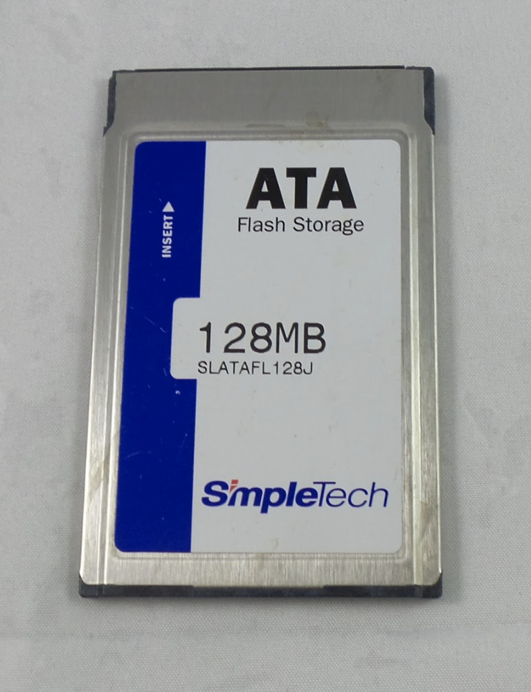Simpletech ATA PC Card Flash Storage 128MB (SLATAFL128J)