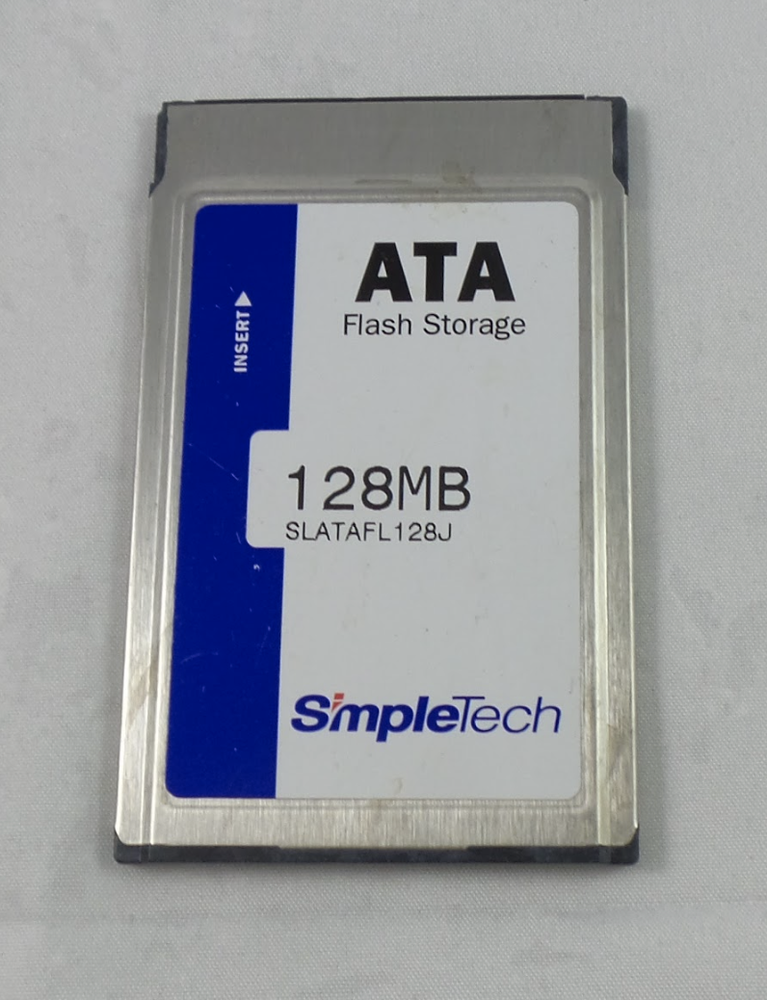 Simpletech ATA PC Card Flash Storage 128MB (SLATAFL128J)