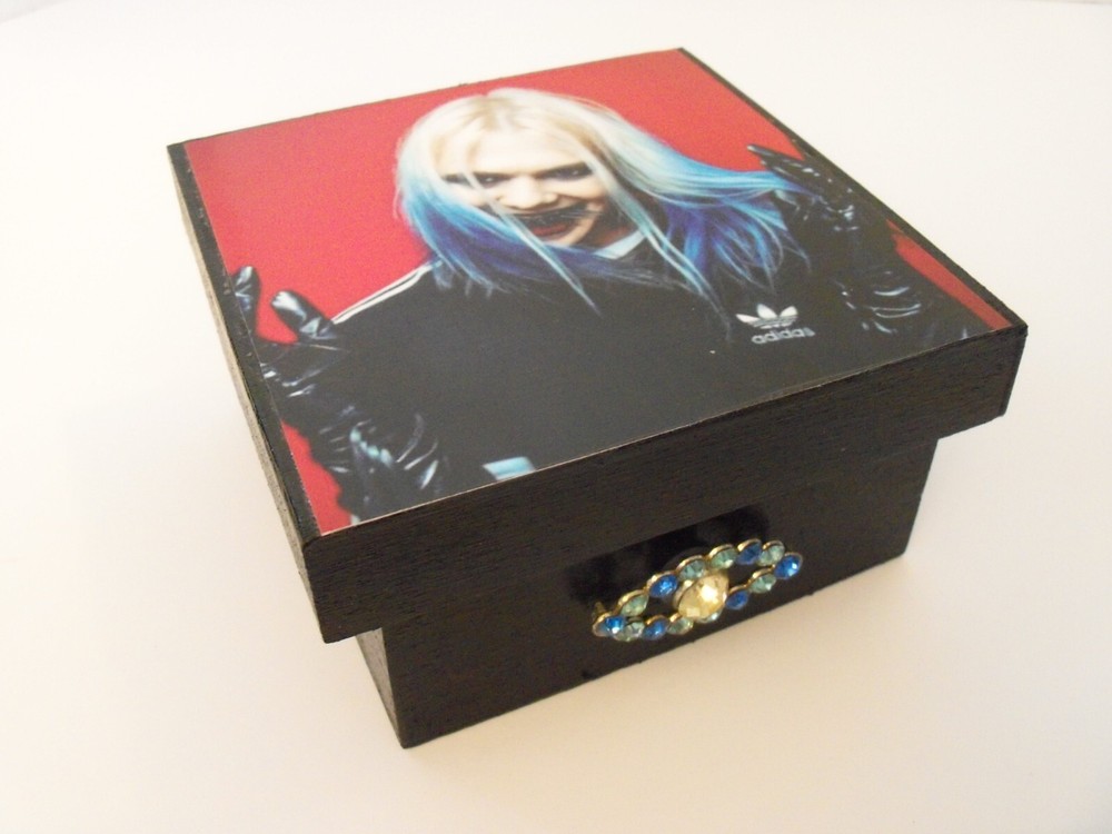 Kim Dracula Black Embellished Decorative Box