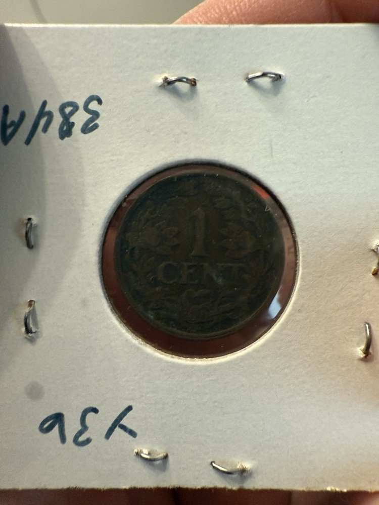 1921 Netherlands 1 Cent