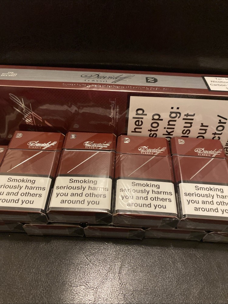 Davidoff Classic EMPTY 10 Boxes Cigarettes, Collectable, Crafts
