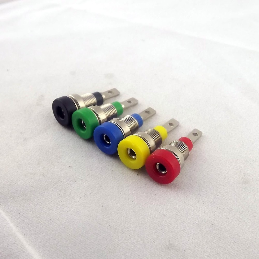 10x Multimeter Instrument 2mm Binding Post Banana Socket Panel Mount Test Probe