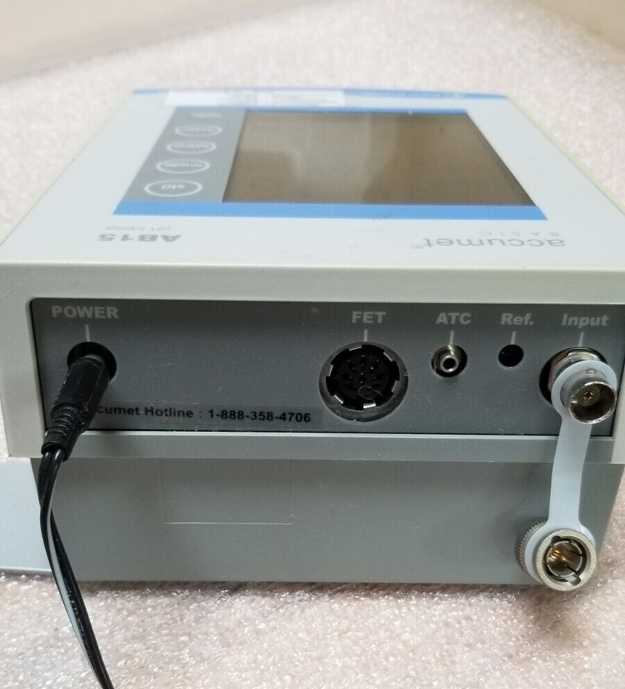 Fisher Accumet Basic AB15 pH Meter with Power Adapter Adapter