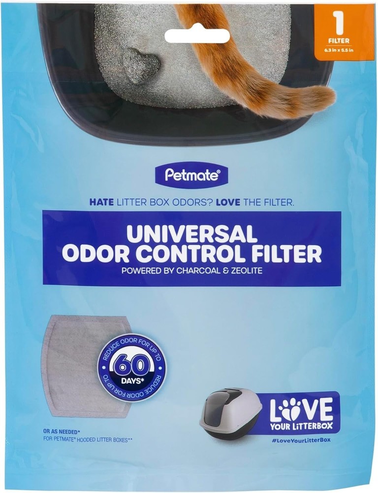 Large Cat Litter Box Dome Replacement Filter for Odor Control and Absorption