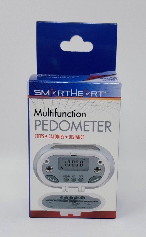 Smart Heart Multifunction Clip On Belt Pedometer