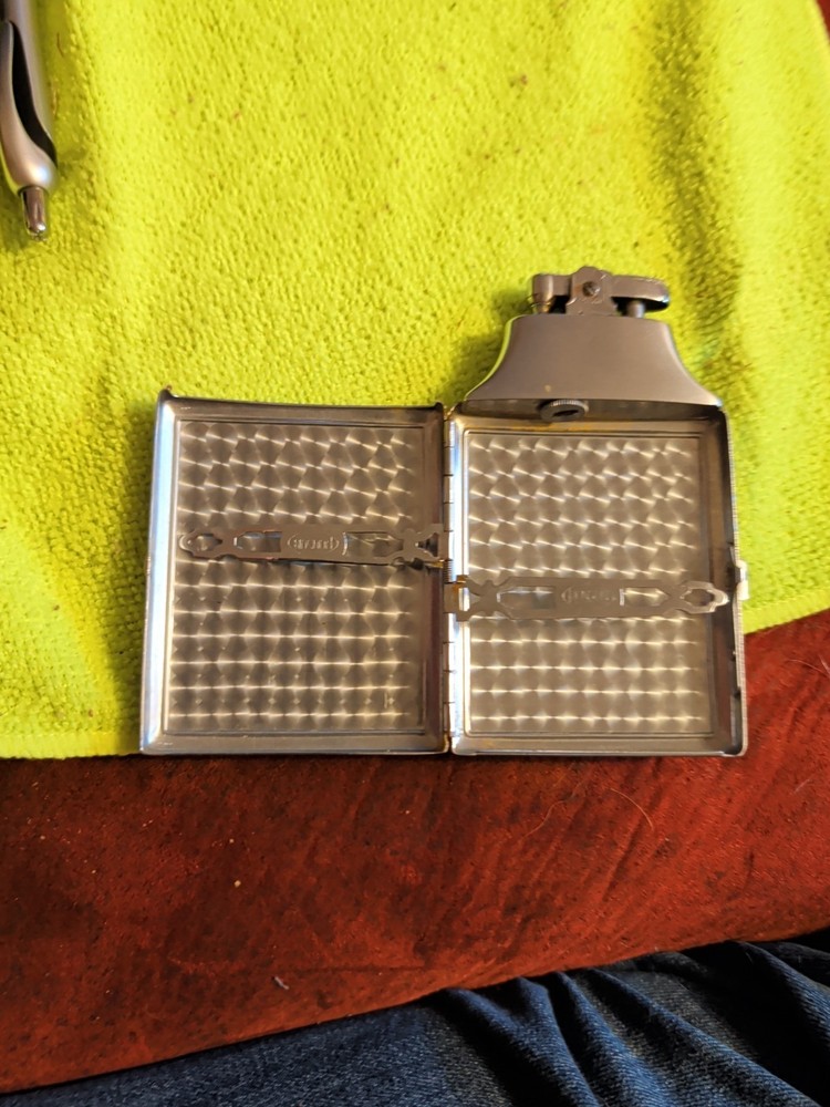 Vintage Ronson Mastercase Cigarette Case Lighter