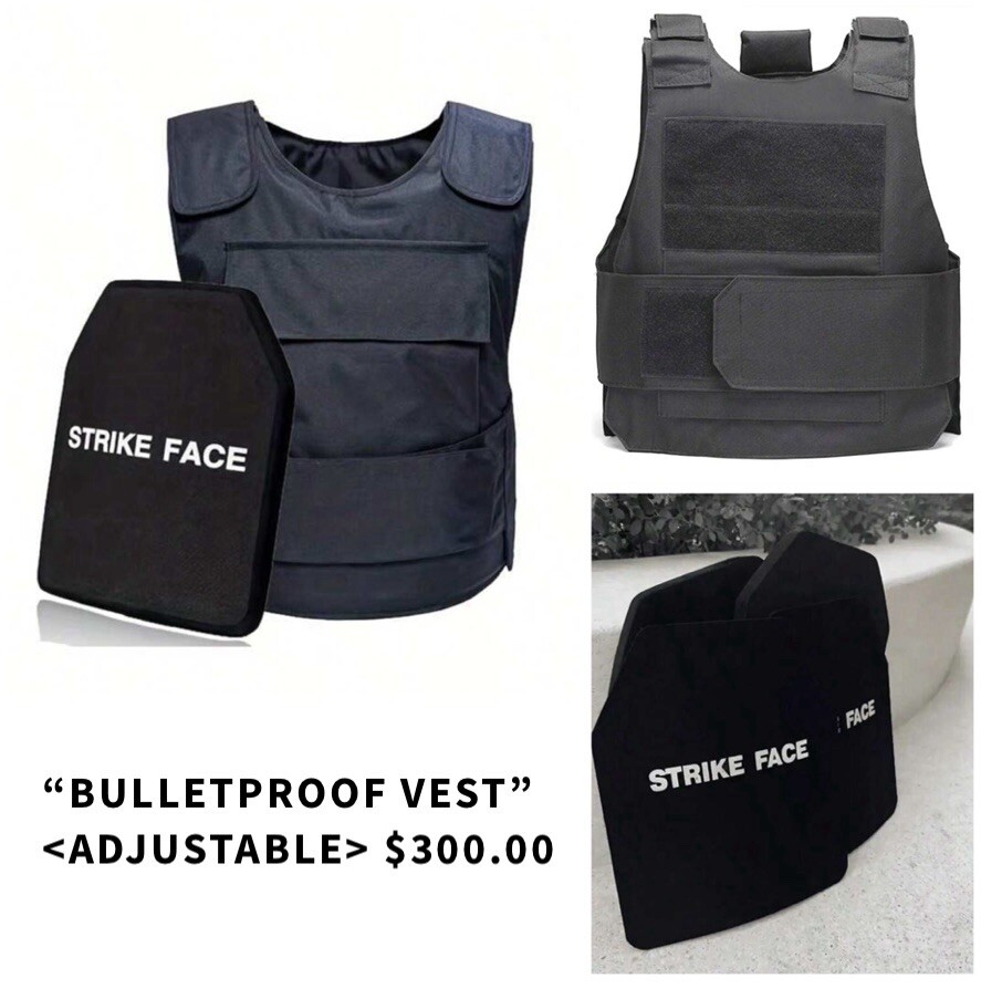 BULLETPROOF VEST (Adjustable)