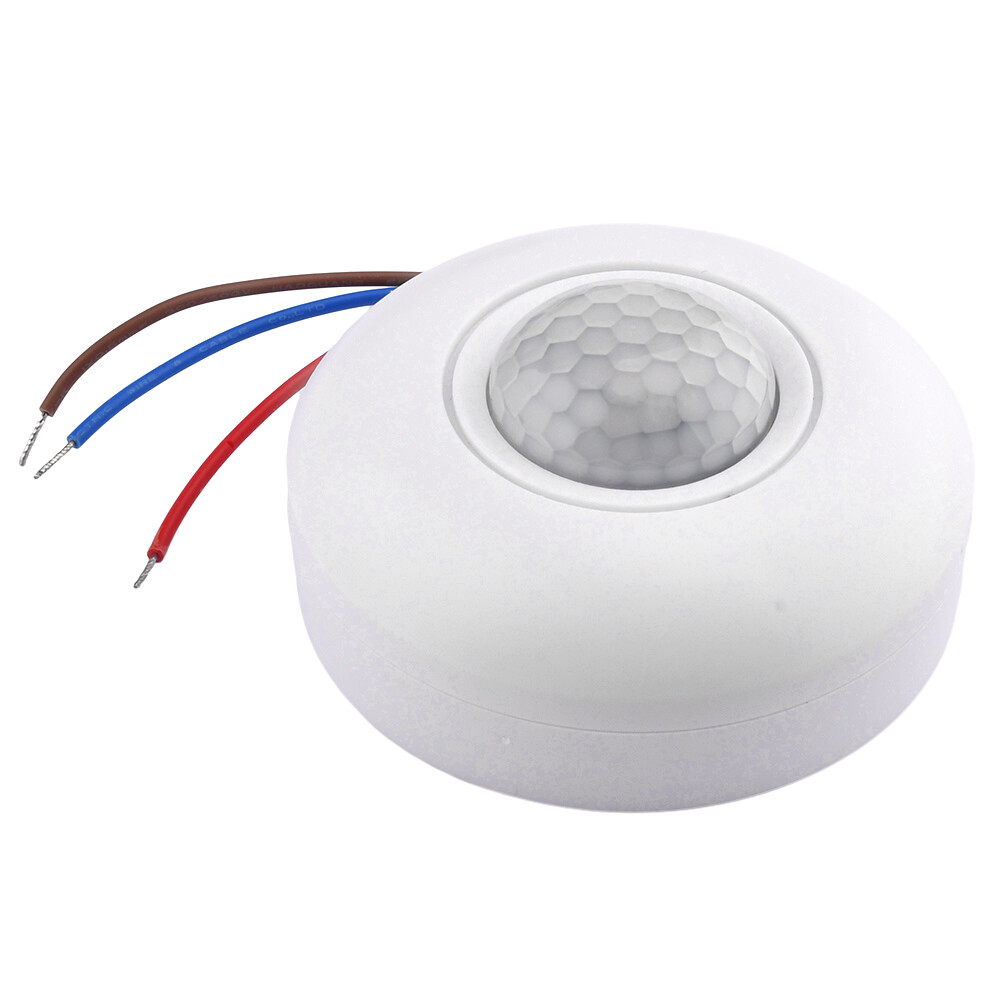 AC85-265V Infrared PIR Motion Induction Sensor Switch For LED Ceiling Light US