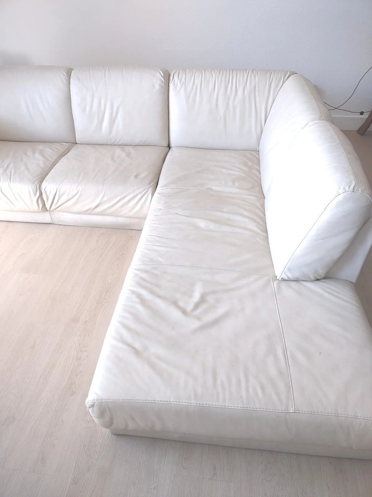 Preowned or Used Leather Sofa - Genuine Leather