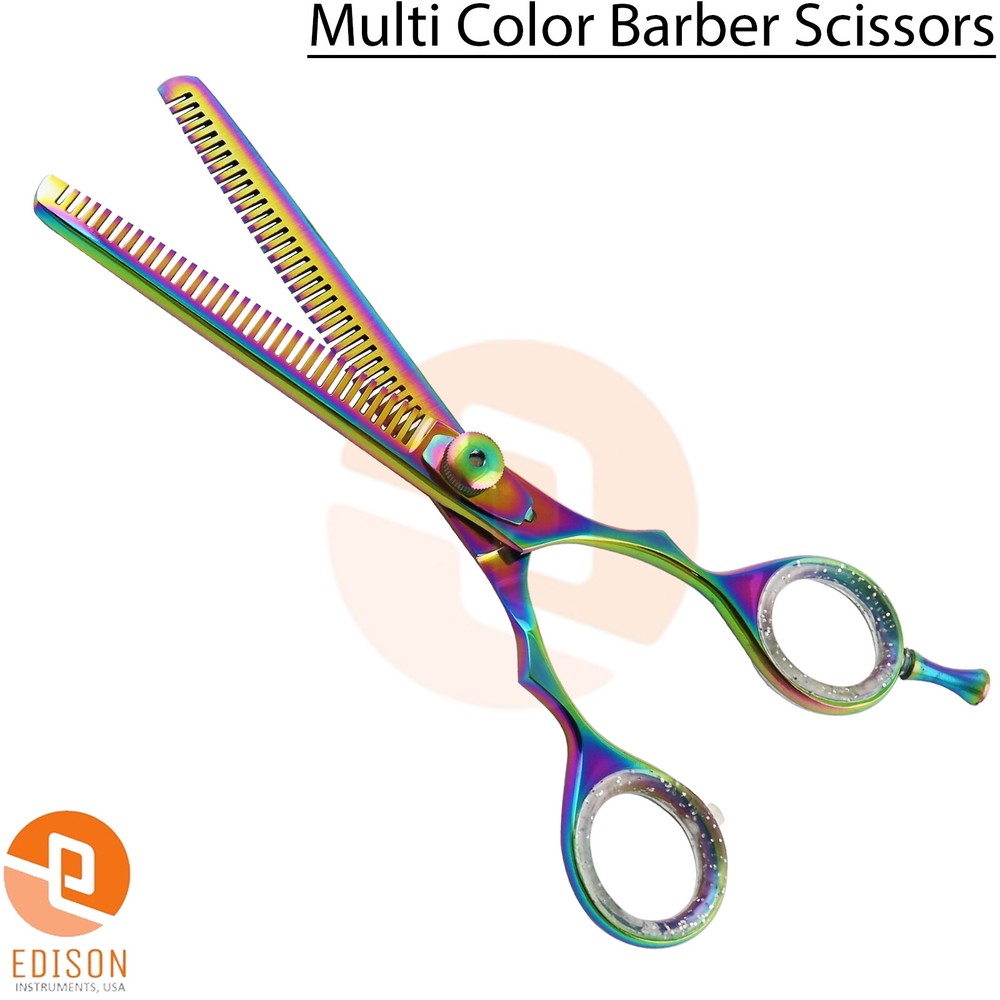Professional Barber Double Thinning Scissors Hairdressing Styling Shear Multi