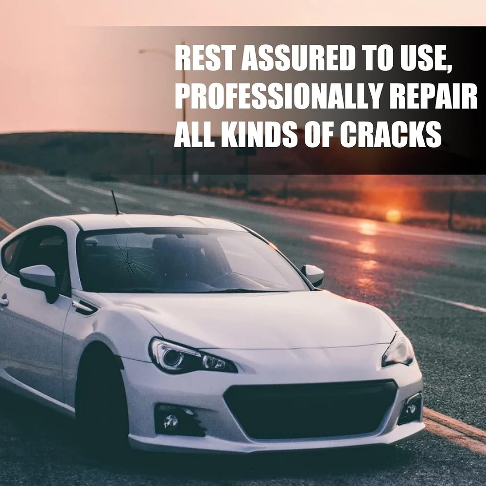 Sinlge Box CrackFix Windshield Repair Kit – Fix Chips & Cracks Fast