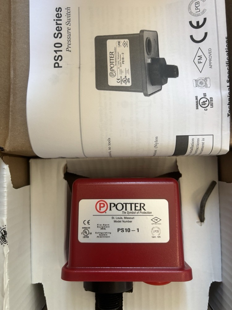 Potter Sprinkler Flow Switch PS10-1