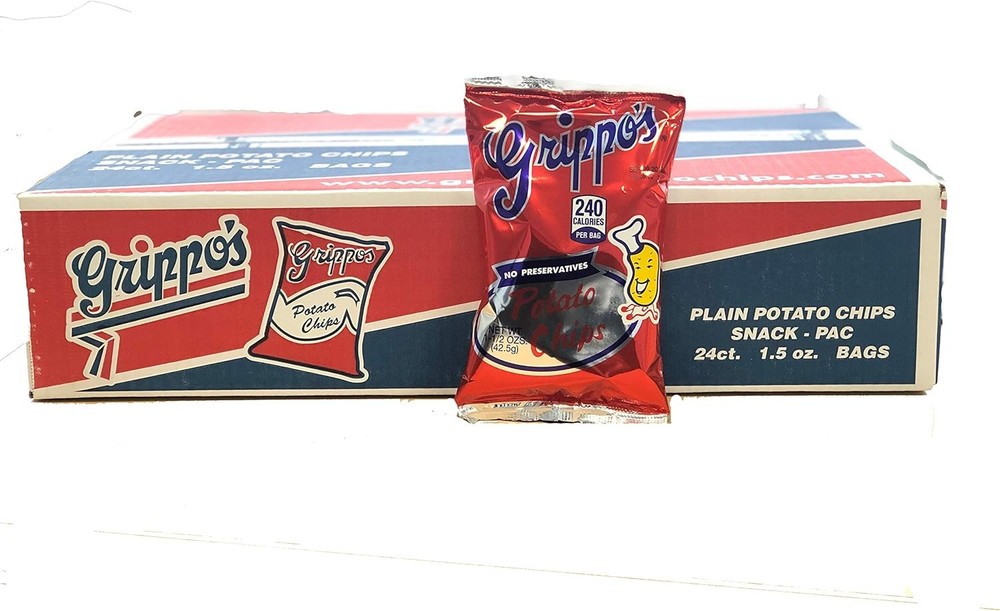 Grippo's Plain Potato Chips - Bags