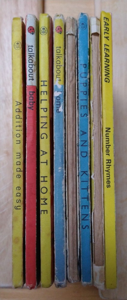 8 mixed Ladybird books