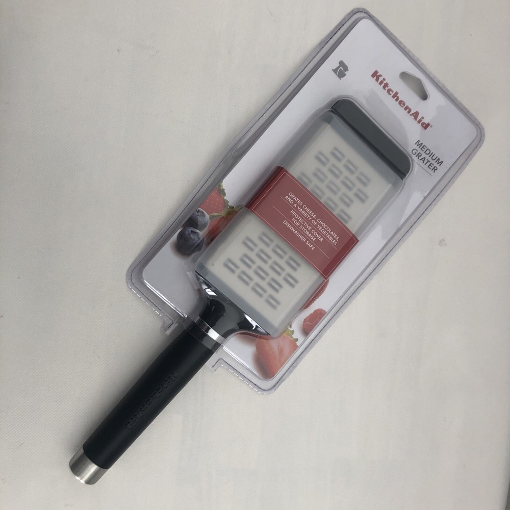New KitchenAid Matte Black Medium Flat Grater