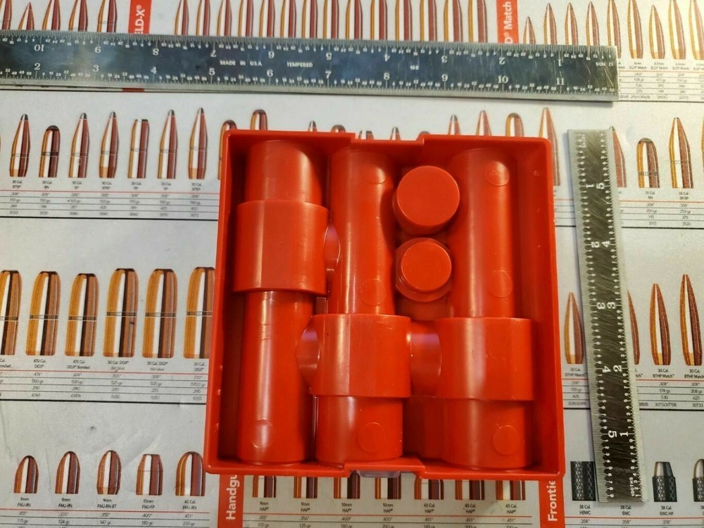 LEE Red Three Die Storage Box New