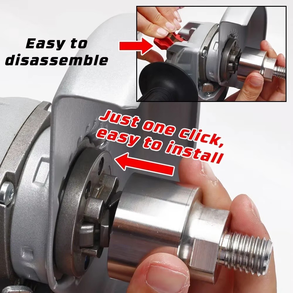 2 Piece Angle Grinder Adapter and Locking Flange Set for XLOCK 5/8 11 Thread