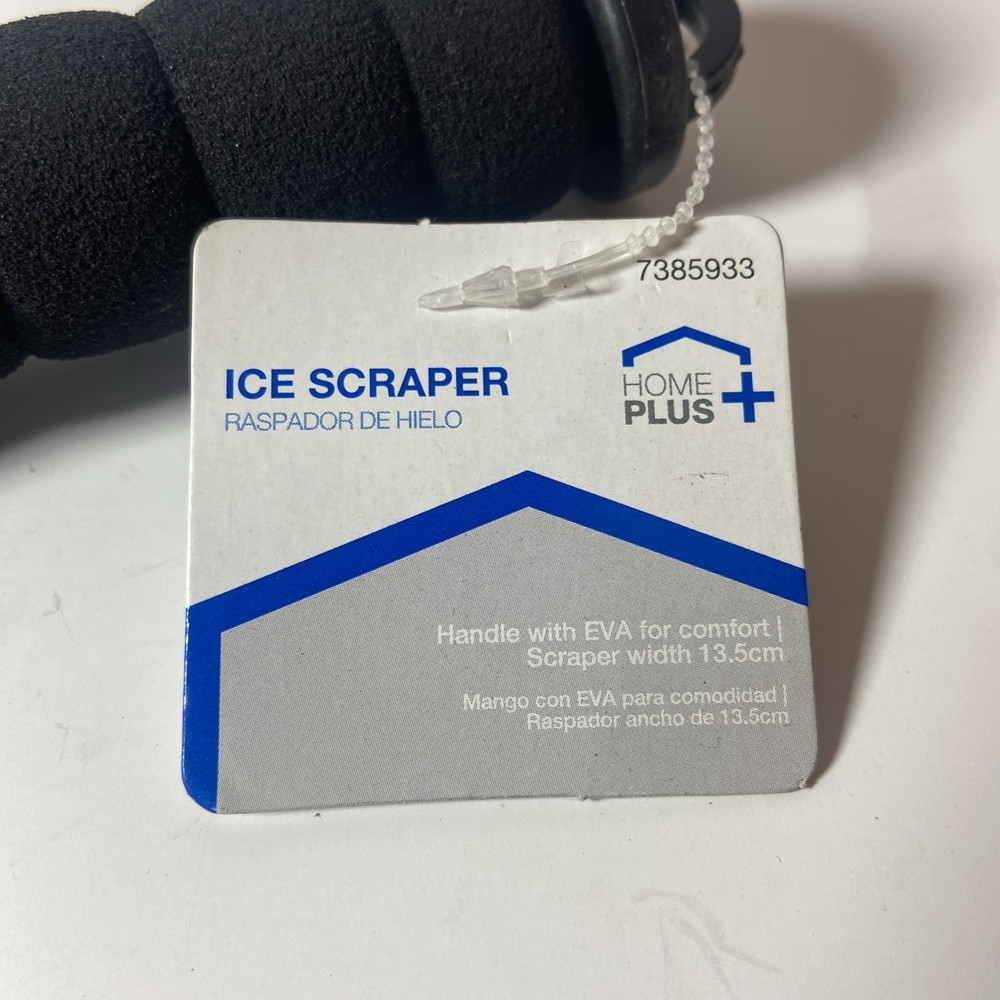 Home Plus 10" Snow Ice Scraper Tool Soft Handle