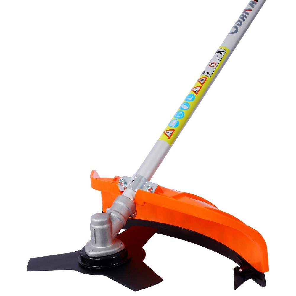52cc Gas 3-in-1 Weed Wacker - String Trimmer, 8" Head, 3T Blade, Shoulder Strap