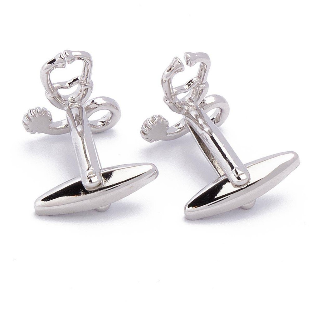 Cufflinks - Stethoscope Doctor Silver
