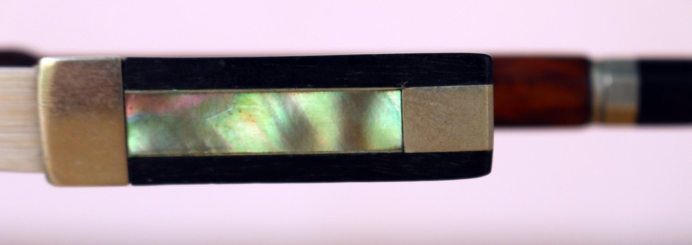 Pernambuco old Germany handmade violin bow, circa 1930 ID:B5
