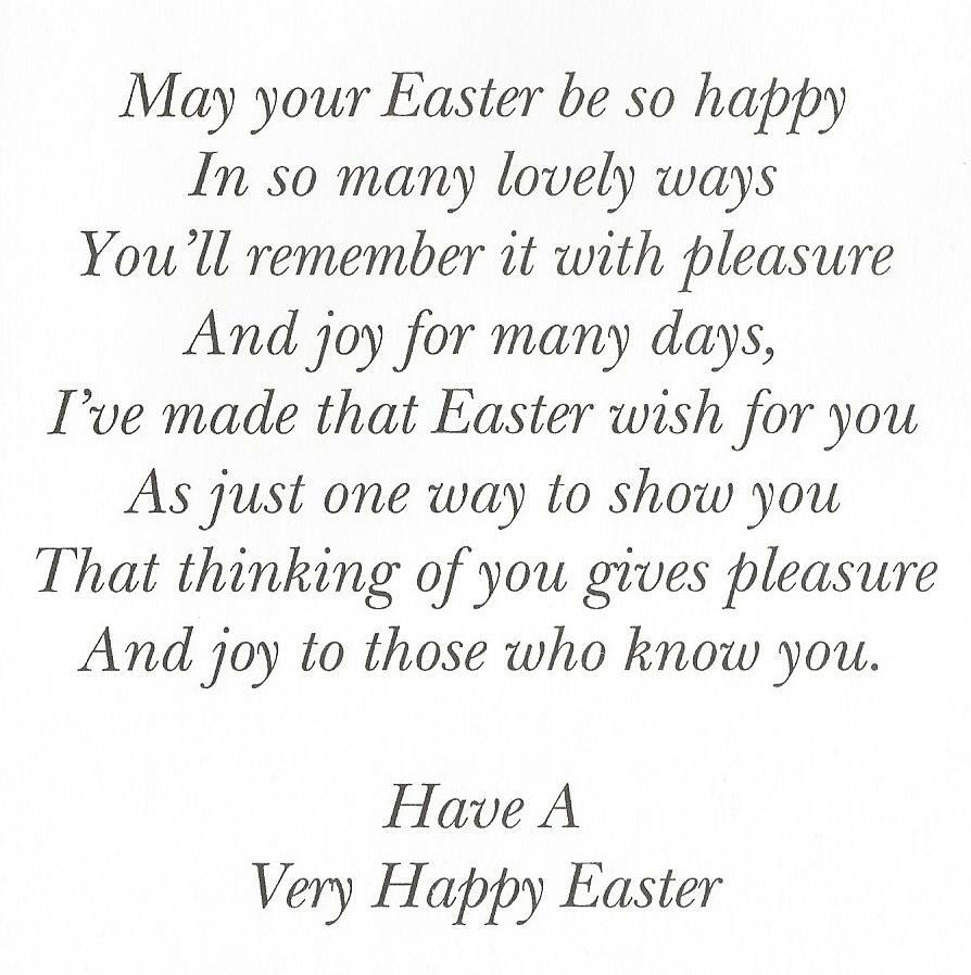Thinking of You At Easter (E)