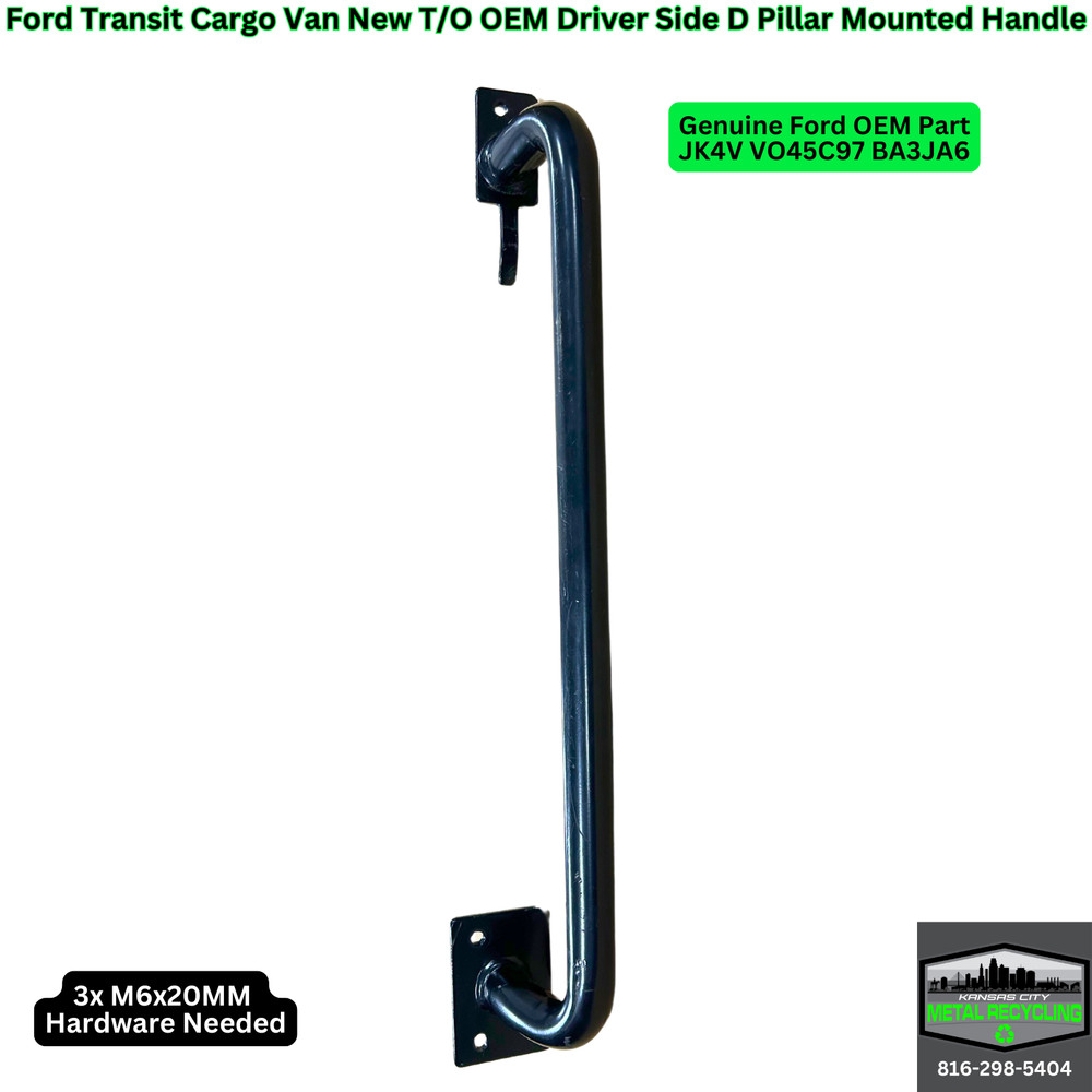 Ford Transit OEM Rear (D Pillar) Interior Grab Bars Driver & Pass. Side (2 Pack)