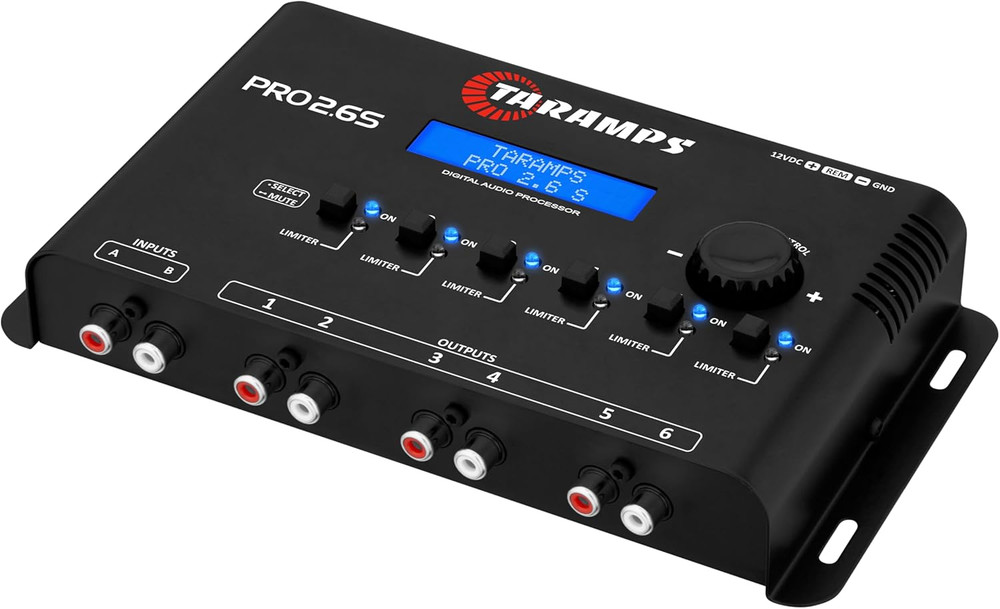 Pro 2.6S Digital Signal Processor Equalizer 3-Band Graphic Equalization 6 Channe