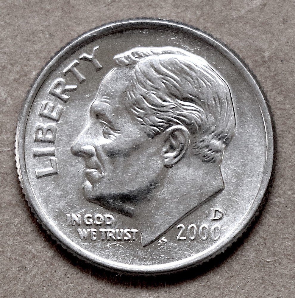 2000 D Roosevelt Dime BU