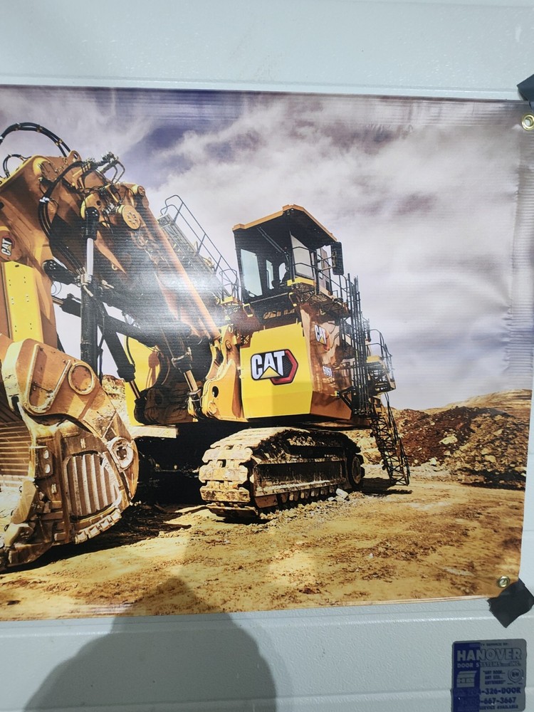 Cat Caterpillar 6060 Front Shovel Mining Vinyl Banner Cool