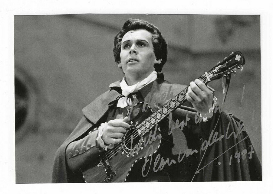 Deon Van der Walt Signed Photo / Autographed 1987 Opera