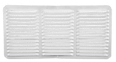 Lomanco C816-W Under Eave Cornice Vent, White, Aluminum, 16 x 8 In. - Quantity