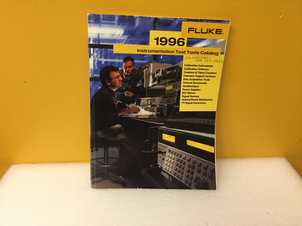 Fluke 1996 Instrumentation Test Tools Catalog