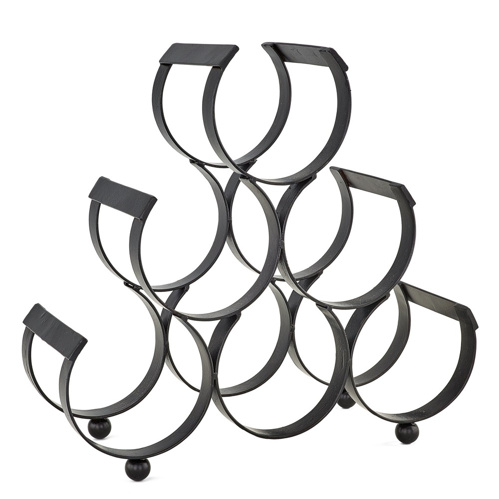 Old Dutch 1332 6 Bottle Wine Rack, Black