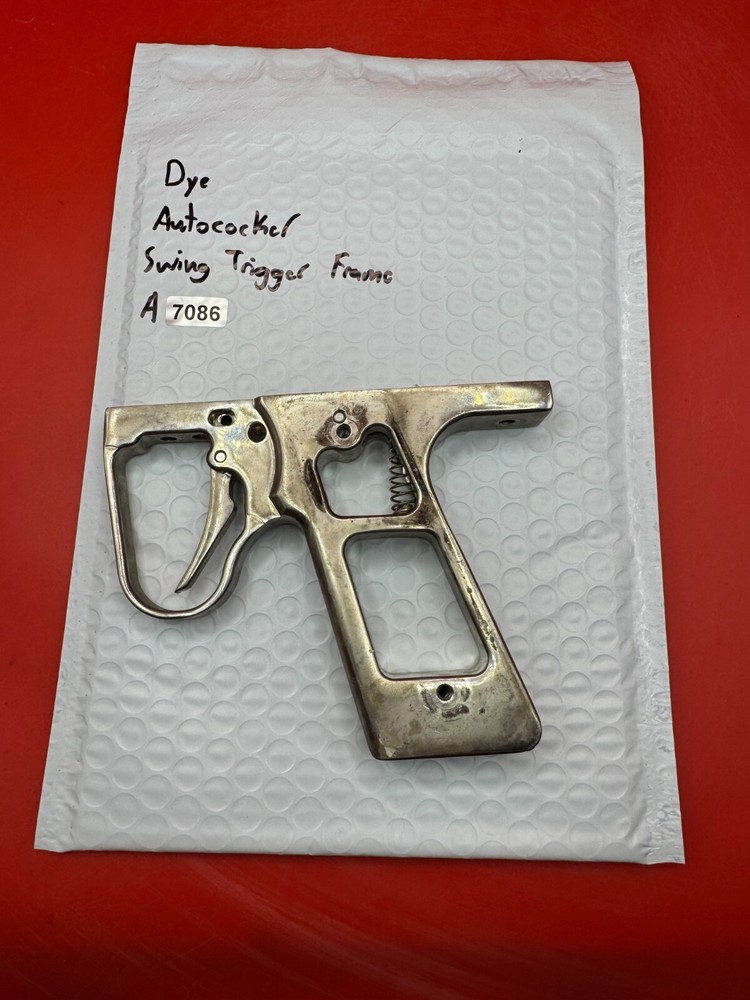 Dye Autococker Swing Trigger Frame Silver