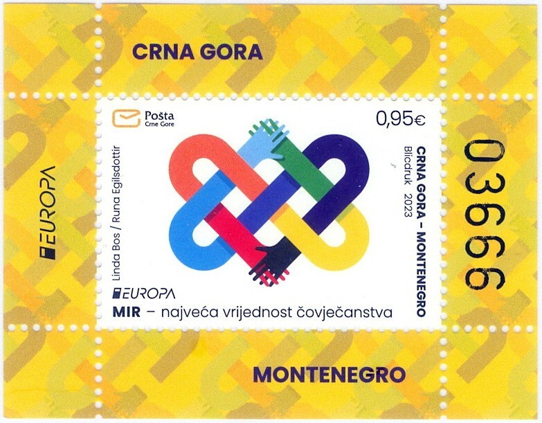 MONTENEGRO 2023 EUROPA (**) MNH, BLOCK 31