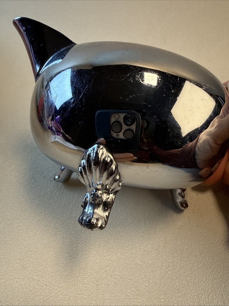 VERY NICE VINTAGE HEAVY FOOTED CREAMER