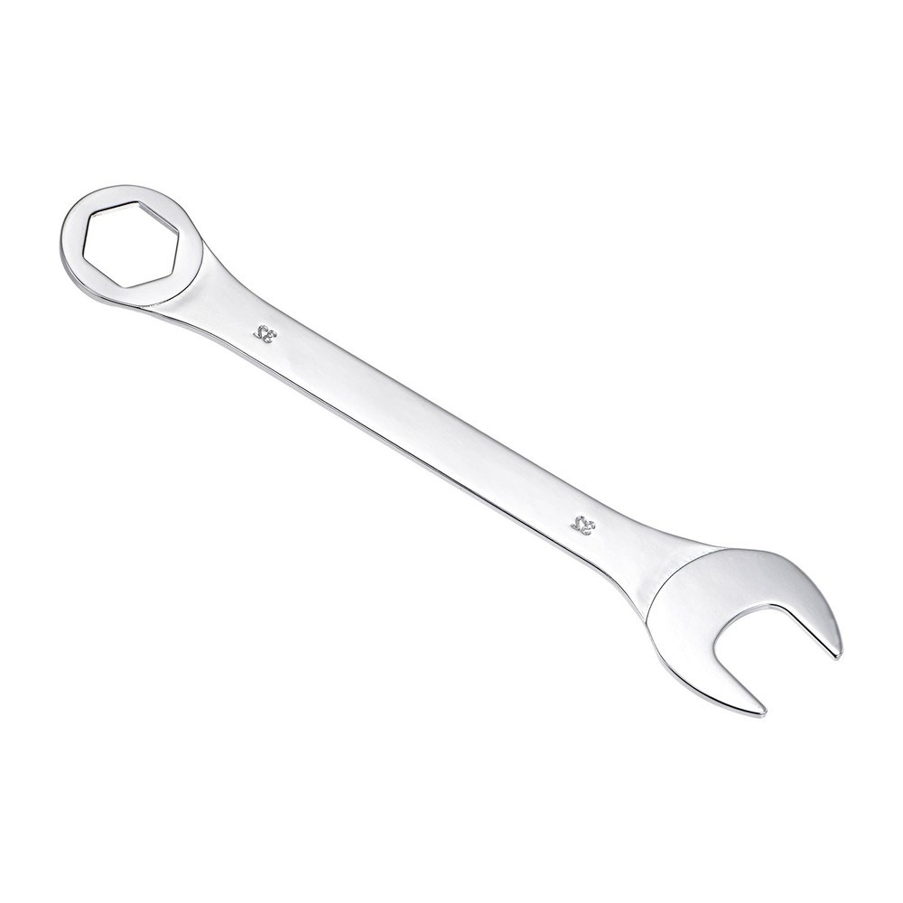 Thin Combination Wrench with Offset 6 Point End and Angled Open End 32mm