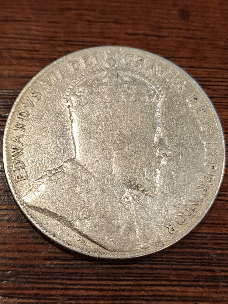 1909 Canada 50 Cents Silver Coin