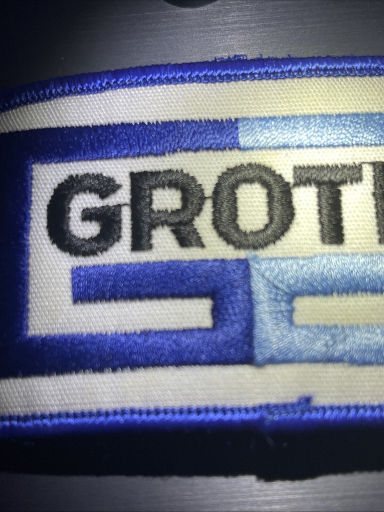 Vintage Groth Petroleum Manufacturing Patch; 2” X 3.5”