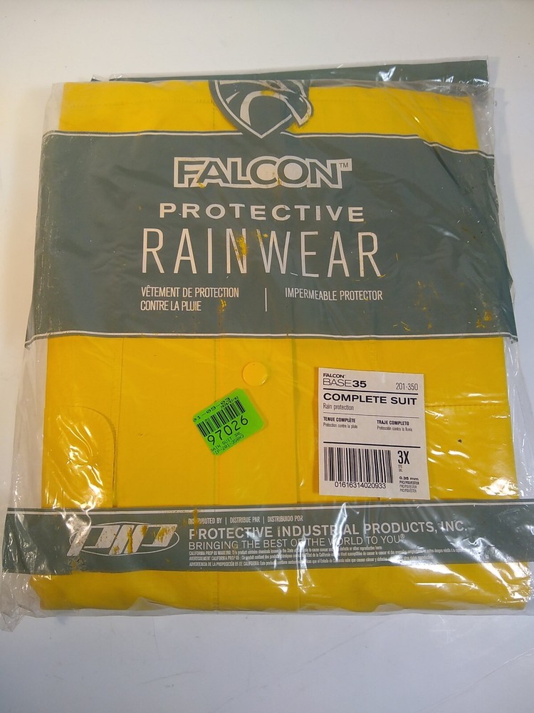 Falcon 3 Piece Rain Suit 3X-Large